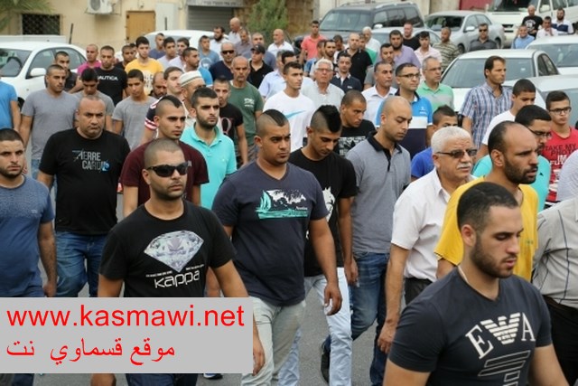 كفرقرع : جماهير غفيرة في وداع الشاب رضا محمد عثامنة 
